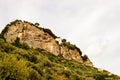 View to Villa Cimbrone, Ravello from Atrani, Amalfi Coast, Italy on natural background. Royalty Free Stock Photo