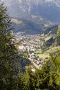 View to village Eisenerz in Styria Royalty Free Stock Photo