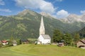 Village of Mittelberg ,Kleinwalsertal,Vorarlberg,Austria Royalty Free Stock Photo