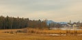 view to village Seebruck in Bavaria Royalty Free Stock Photo