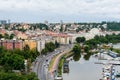 View to the Vltava the river in Prague