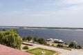 View to the Volga river Volgograd Russia Royalty Free Stock Photo
