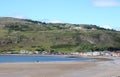 View to West Shore Beach area of Lllandudno, Wales Royalty Free Stock Photo