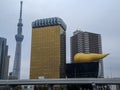 View of Tokyo Skytree and Asahi Brewing Company office