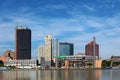 View of the Toledo, Ohio skyline Royalty Free Stock Photo