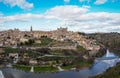 View of Toledo from the opposite bank of the river Tajo