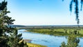 View of Tom River. Tomsk. Russia. Royalty Free Stock Photo