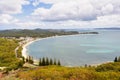 View from the Tomaree Head Summit walk - Shoal Bay