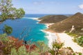 View from the Tomaree Mountain Lookout - Shoal Bay Royalty Free Stock Photo