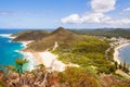 View from the Tomaree Mountain Lookout - Shoal Bay Royalty Free Stock Photo