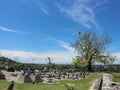 view of the tomb of the king of mandar kings in bloke, majene district, west sulawesi Royalty Free Stock Photo