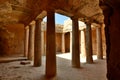 View of the Tomb No 3. Tombs of the Kings. Paphos. Cyprus