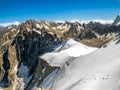View from top of Aiguille du Midi