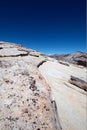 View from the top of Half Dome in Yosemite National Park in California USA Royalty Free Stock Photo