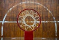 View basketball hoop Royalty Free Stock Photo