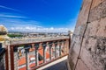 View from top of bell tower of church of St. Anastasia in Zadar Royalty Free Stock Photo