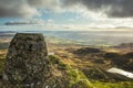View from the top of Ben Vrackie in Perth and Kinross, Scotland Royalty Free Stock Photo