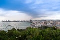 View from top of The building cityscape, seascape and skyscrape