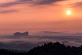 View from top of Bukit Panorama at Sungai Lembing Kuantan Pahang Malaysia