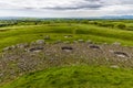 A view from the top of the Cairnpapple Hill burial site in Scotland Royalty Free Stock Photo