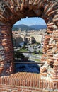 View from the top of the city of Savona Italy