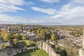 View from the top of Conisbrough Castle in South Yorkshire