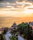 View from the top of Cortona Royalty Free Stock Photo