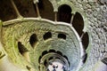 View from top downward of Initiation well in Quinta da Regaleira