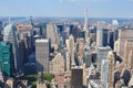 View from top of Empire State Building in New York City, USA Royalty Free Stock Photo