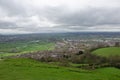 View from top of Glastonbury Tor Royalty Free Stock Photo