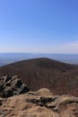 Hawksbill Loop Trail summit Shenandoah National Park 1 Royalty Free Stock Photo