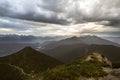 View from top of Herzogstand, Bavaria, Germany Royalty Free Stock Photo