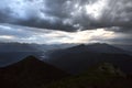 View from top of Herzogstand, Bavaria, Germany Royalty Free Stock Photo