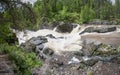 Top of High Falls in Kap-Kig-Iwan Provincial Park Royalty Free Stock Photo