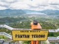 View From Top of the Hill Facing the Lake, Lut Tawar Lake Takengon, Aceh, Indonesia Royalty Free Stock Photo