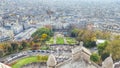 View of the top hill of paris, Monmartre , SacrÃÂ© coeur