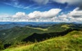 View from top of hill Rakytov in Great Fatra mountains, Slovakia Royalty Free Stock Photo