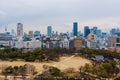 View from the top of Himeji castle Royalty Free Stock Photo