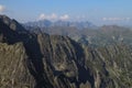 Pohľad z vrcholu Jahnaciho štítu vo Vysokých Tatrách