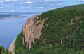 View from the top of Lena Pillars National Park