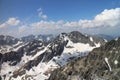 View from top of Lomnicky peak 2634 m,, High Tatras Royalty Free Stock Photo