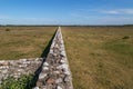 Medieval Carl X Gustav`s wall on Ãâland, Sweden.