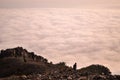 View from the top of Merapi volcano