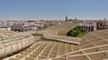 View on top of the Metropol Parasol, Seville, Spain Royalty Free Stock Photo