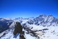 View from the top of mount Cheget Royalty Free Stock Photo