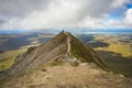View from the top of Mount Errigal, Co. Donegal Royalty Free Stock Photo