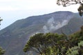 view of the top of Mount Gede from the top of Mount Pangrango during the day Royalty Free Stock Photo