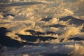 View from top of Mount Kinabalu, highest mountain at South East Asia - Sabah, Malaysia Royalty Free Stock Photo