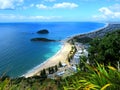 Papamoa beach, view from Mount Maunganui