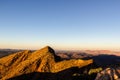 view from the the top of Mount Sonder just outside of Alice Springs, West MacDonnel National Park, Australia Royalty Free Stock Photo